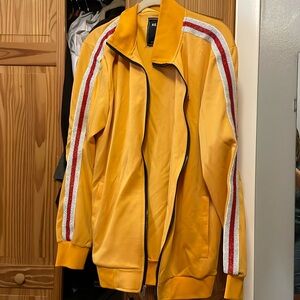 Retro 70’s style jacket with bling in the sleeves